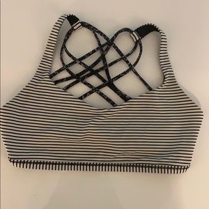 Lululemon striped sports bra - size 6